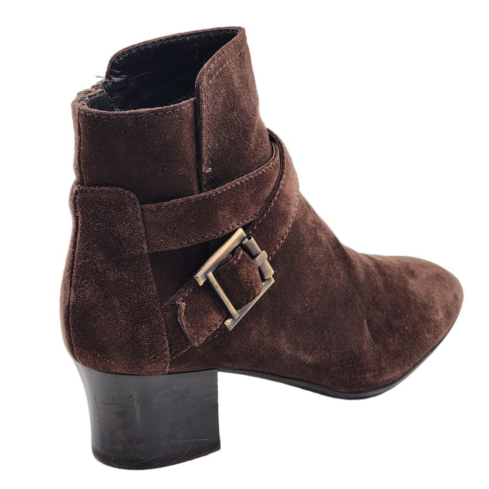 AQUATALIA Francique Brown Suede Weatherproof Ankle Boots & Booties‎ Size 7.5 - Picture 6 of 8